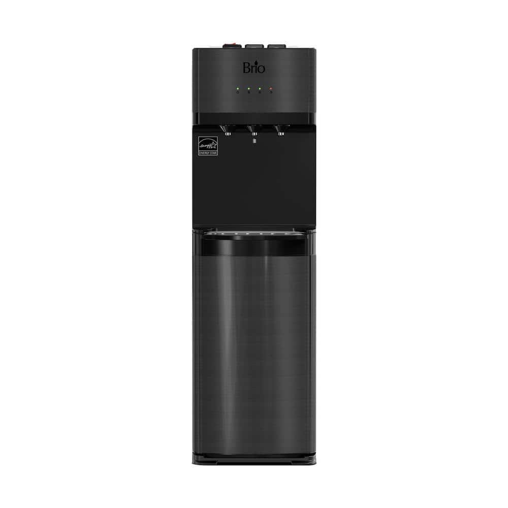 Brio CLPOU520UVRO4B 500 Series 4-Stage Bottle-Less POU Tri-Temperature Digital Self Cleaning Water Cooler Dispenser