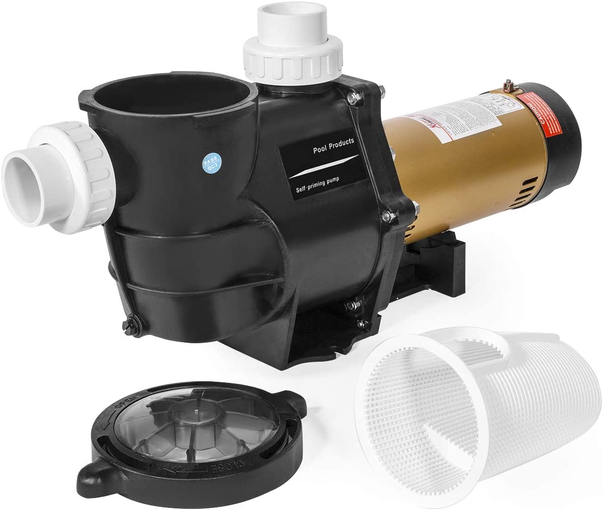 XtremepowerUS 2HP In-Ground Swimming Pool Pump Variable Speed 2″ Inlet 230V High Flo w/ Slip-On Fitting
