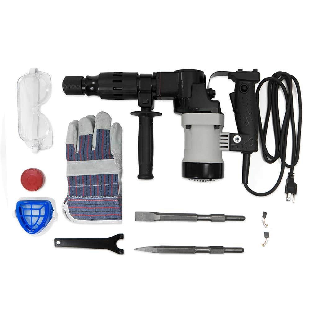 XtremepowerUS 61105-XPH 8.2 in. Demolition Hammer 1000-Watt Jackhammer Concrete Breaker With Case