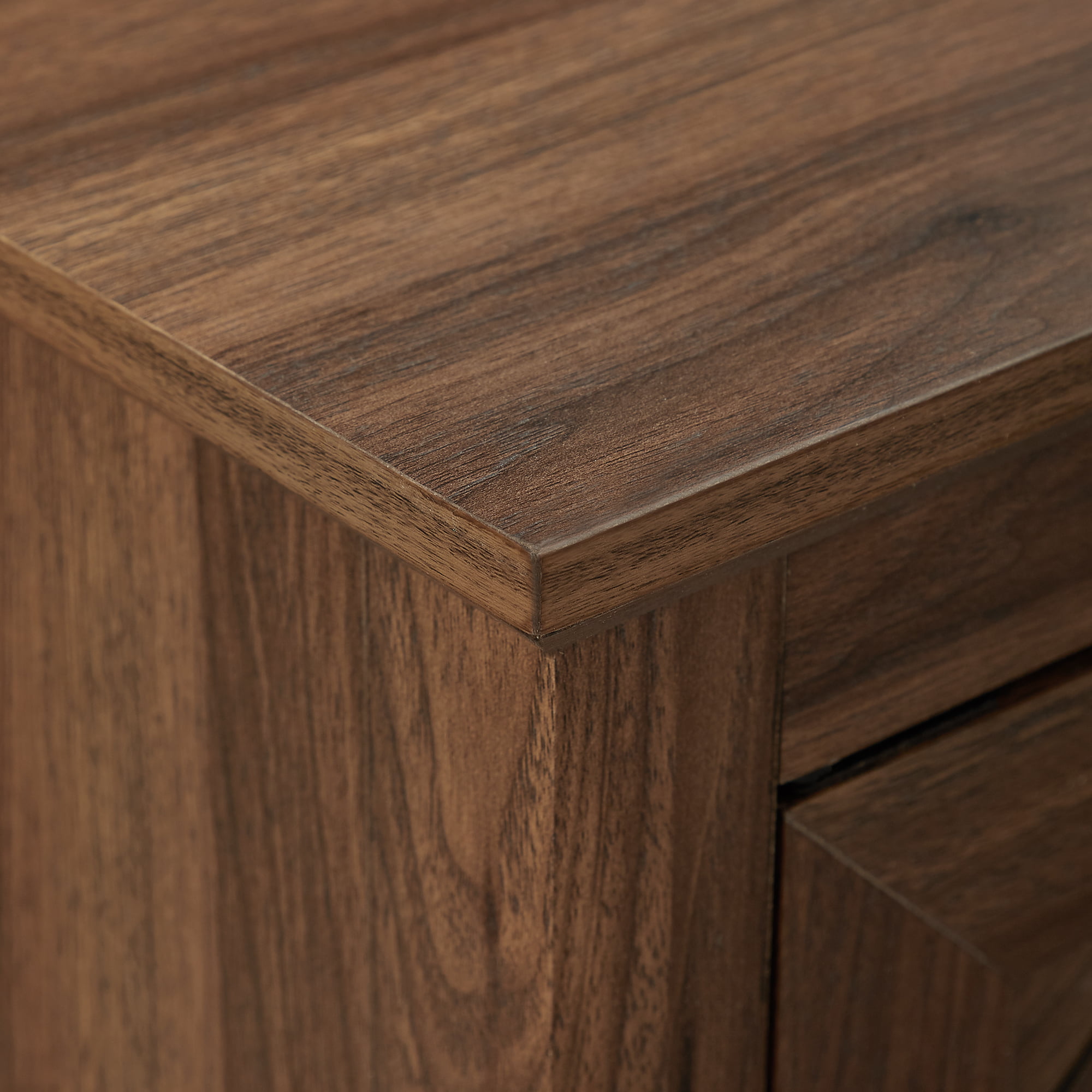 Manor Park Transitional 2 Door Sideboard. Dark Walnut
