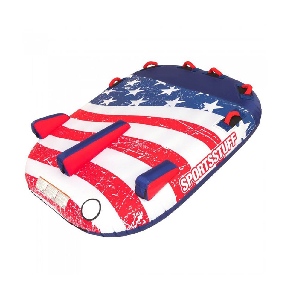 Sportsstuff 53-4312 67 x 77 in. Stars & Stripes, 2 Rider