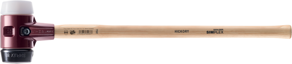 Halder Simplex 11.795-lb Smooth Face Plastic Head Wood Soft-faced Specialty Hammer