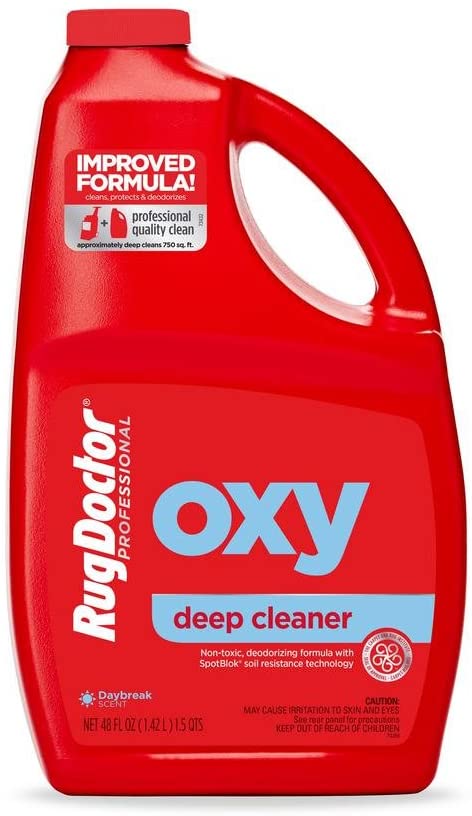 Rug Doctor Triple Action Oxy Deep Carpet Cleaner. Cleans 4 Rooms. 48 Oz.