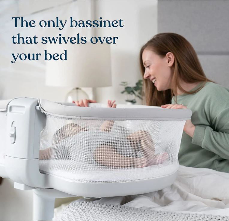 Halo® Bassinest® Swivel Sleeper 3.0. 2-in-1 System. Bassinet + Portable Nest. Infants. Solid Grey