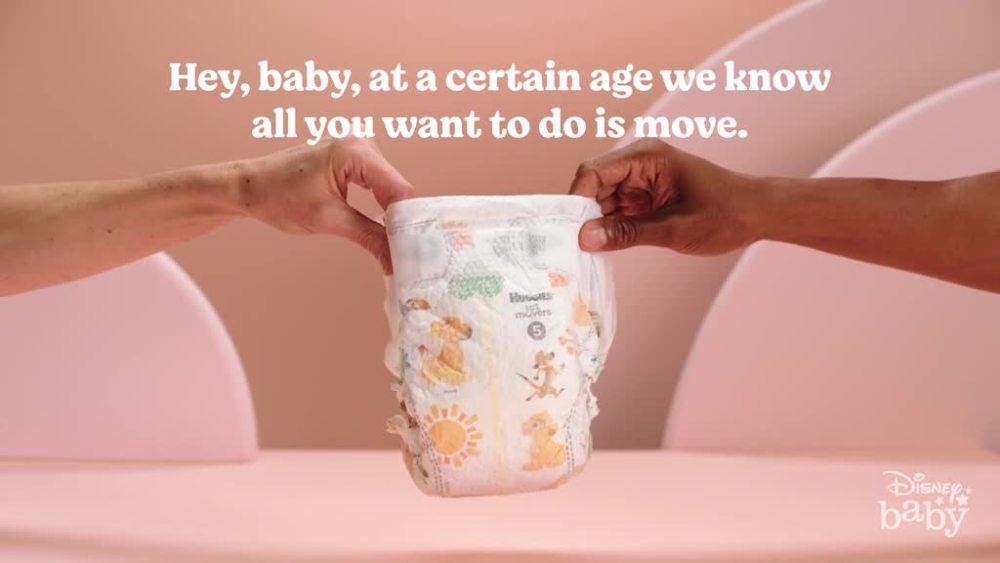 Huggies Little Movers Baby Diapers. 80 Count. size 7 (41+ lbs)