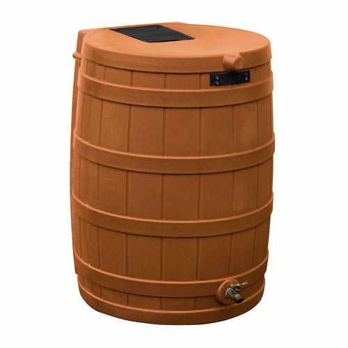 Good Ideas Rain Wizard 50 Gal. Rain Barrel. Terra Cotta