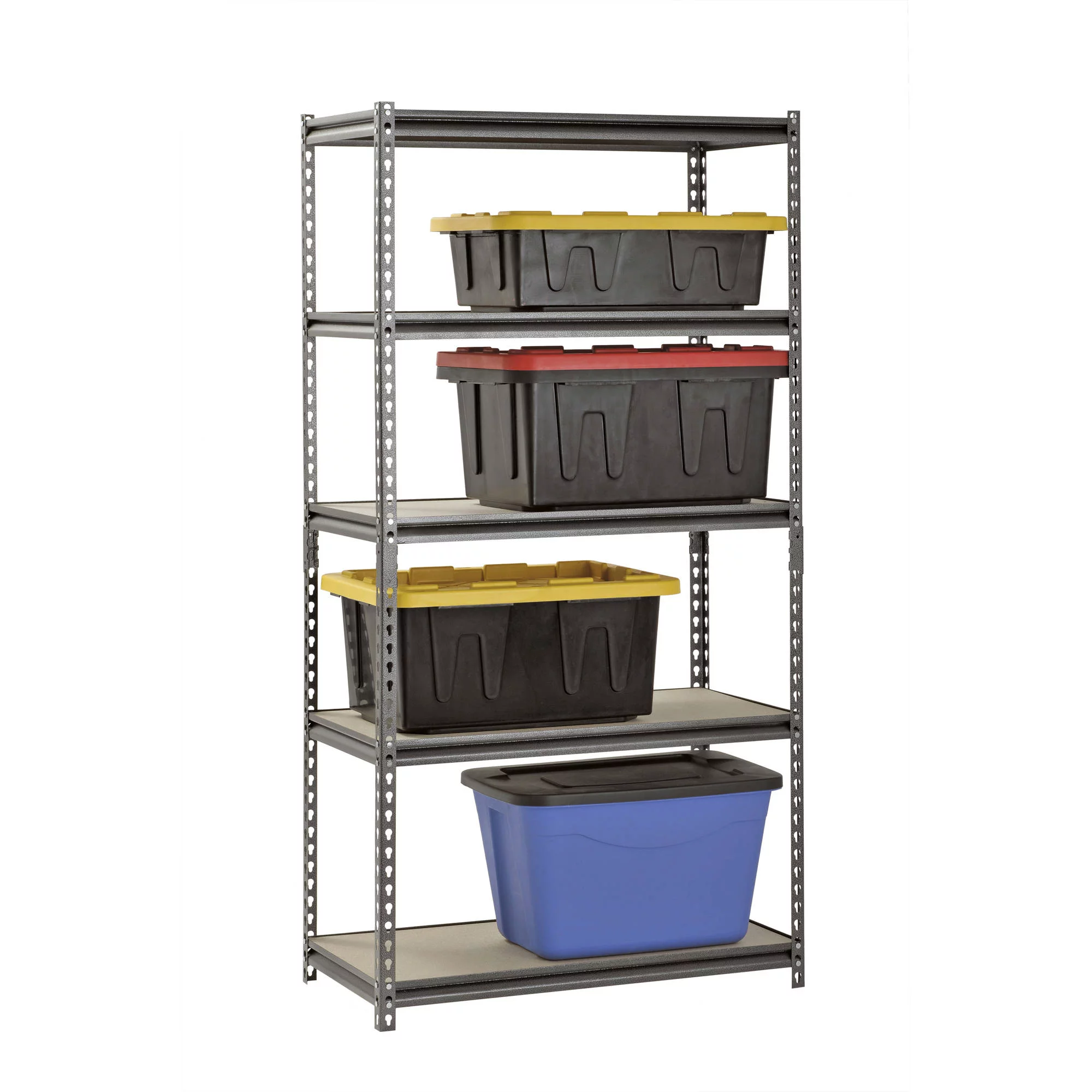 Muscle Rack Silver Vein 36″W x 18″D x 72″ H 5-Shelf Steel Shelving
