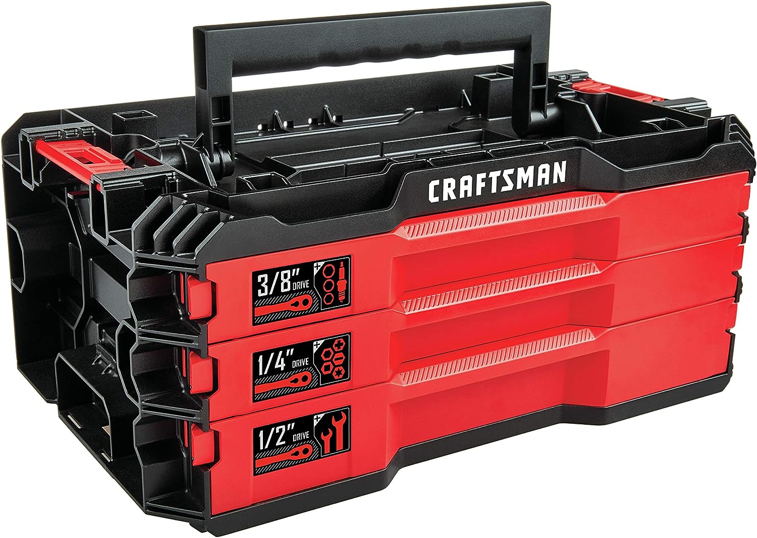 CRAFTSMAN Mechanics Tools Kit with 3 Drawer Box. 216-Piece (CMMT99206)