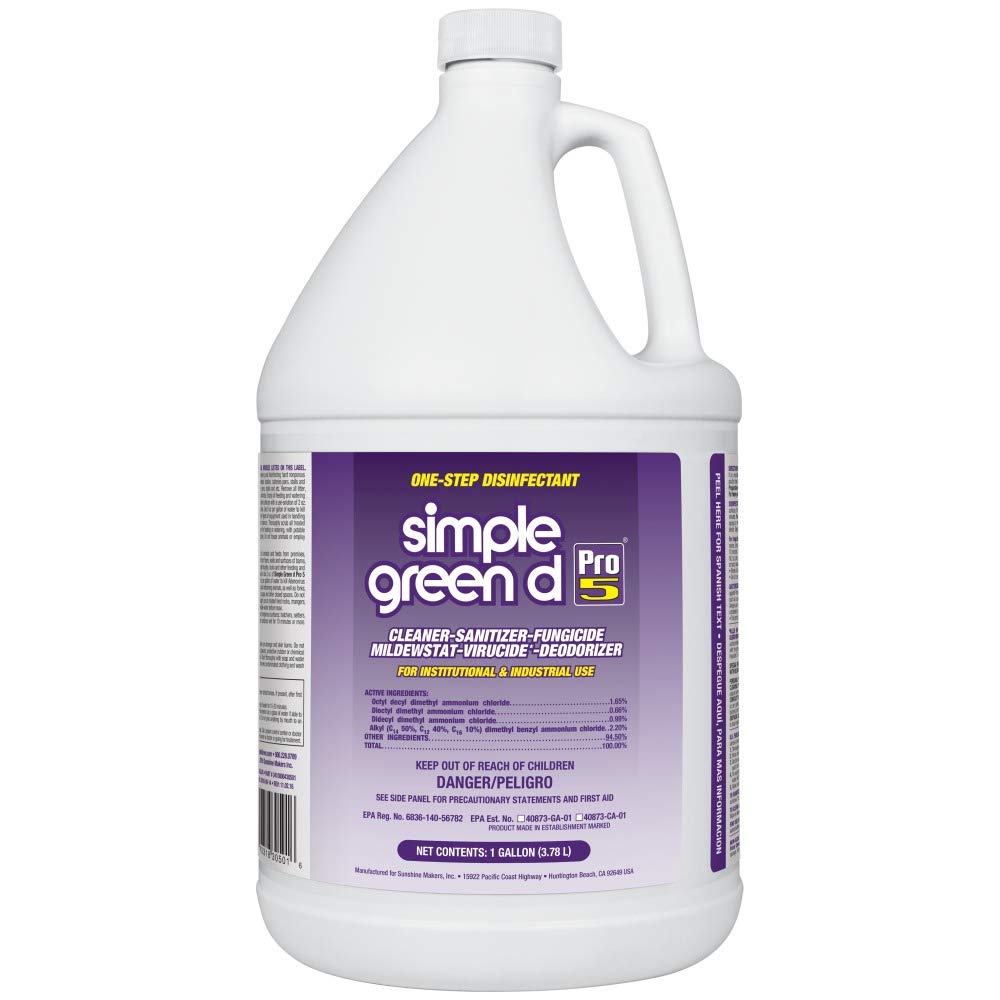 Simple Green d Pro 5 One-Step Disinfectant (128 oz.)