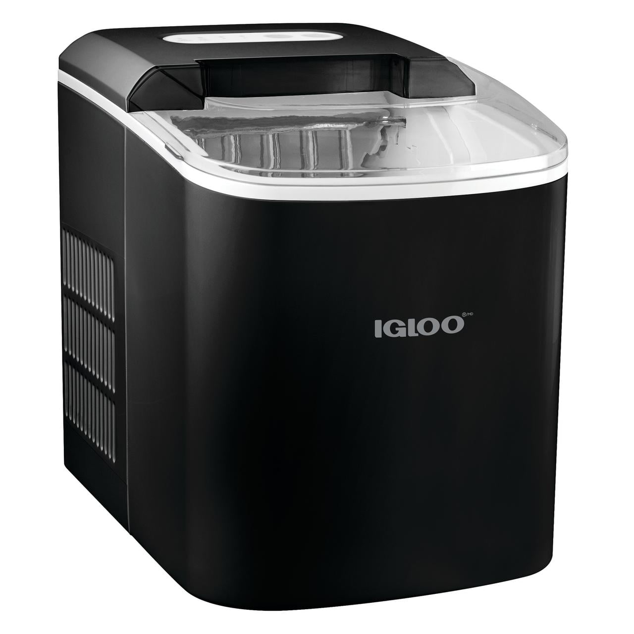 Igloo IGLICEB33BK 33-Pound Automatic Portable Countertop Ice Maker Machine. Black