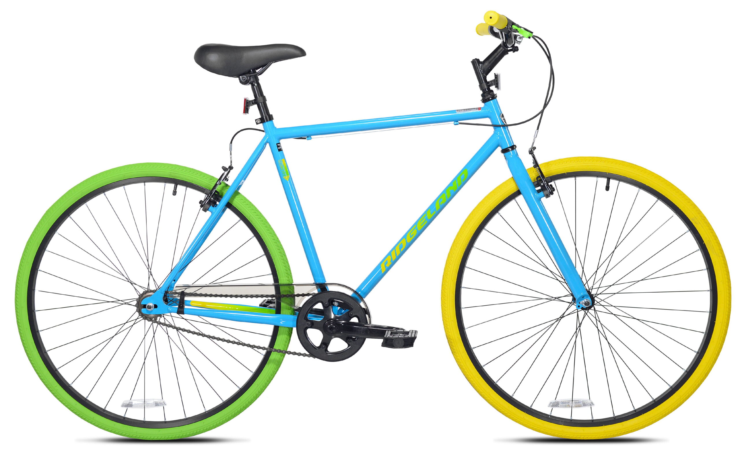 Kent 700C Men-s Ridgeland Hybrid Bike. Blue/Green