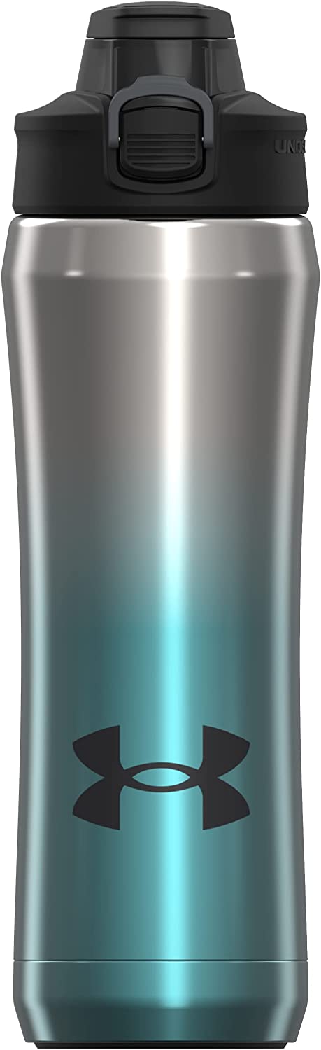 Under Armour 18oz Beyond Gradient Vacuum Insulated Water Bottle. Gradient Breeze/Chrome