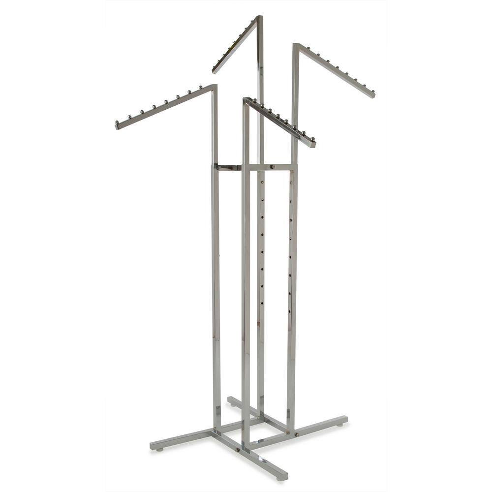 Econoco K15 Chrome Steel Clothes Rack 36 in. W x 72 in. H
