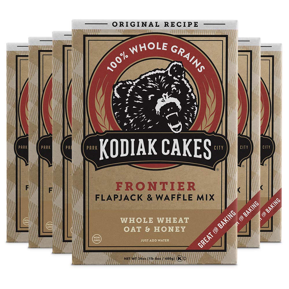 Kodiak Cakes Frontier Pancake Mix. Flapjack and Waffle. Original. 24 Ounce (Pack of 6)