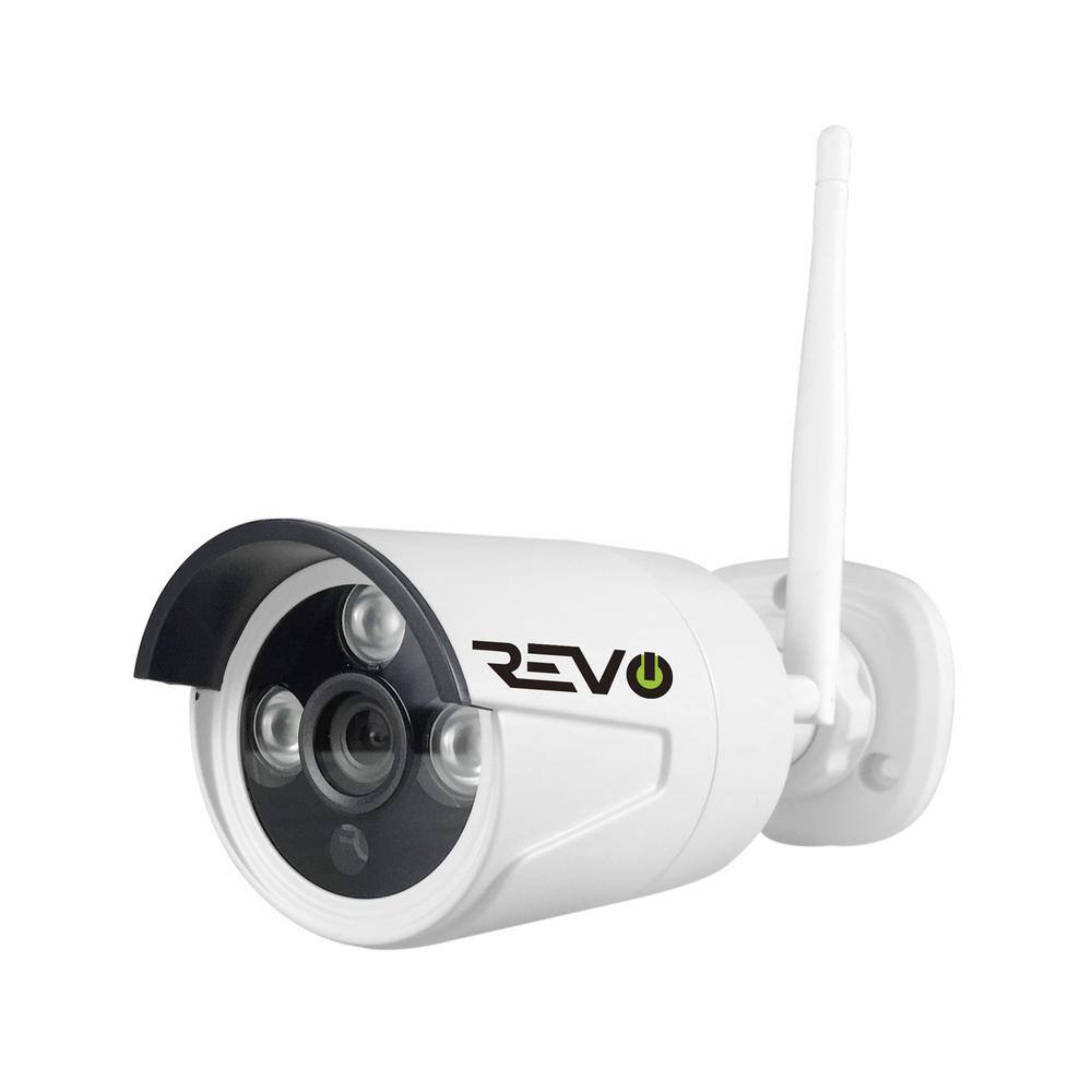 Revo RW81HDBNDL-1 Wireless HD 8-Channel 1TB NVR Smart Surveillance System with 8-Wireless 1080p Full-HD Indoor/Outdoor Bullet Cameras