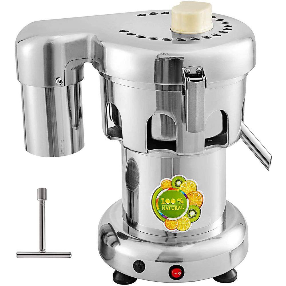 VEVOR  Commercial Silver Juice Extractor Aluminum Casting and Stainless Steel Constructed Centrifugal Electric Juicer