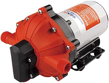 ALL NEW SEAFLO 55-Series Diaphragm Pump - 12V DC. 5.5 GPM. 60 PSI with HEAVY DUTY PRESSURE SWITCH