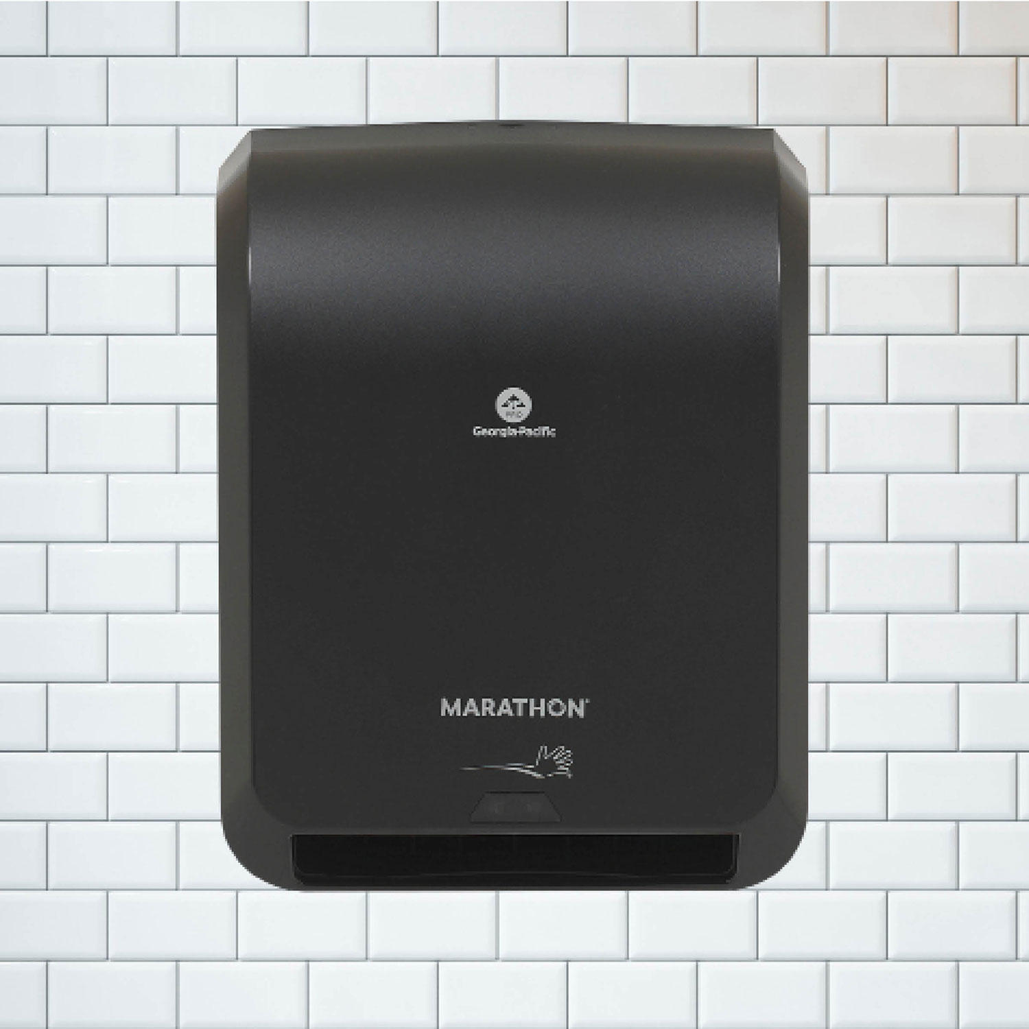 Marathon Automated Paper Towel Dispenser. Black