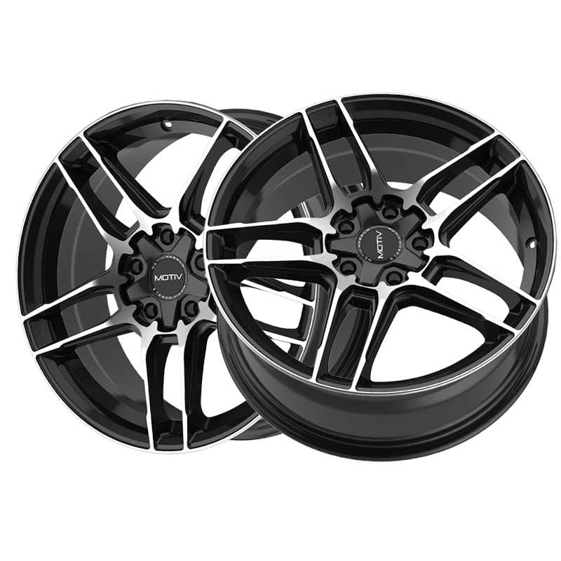 Motiv 18×7.5 5X108 434MB Matic Black Wheel Rim