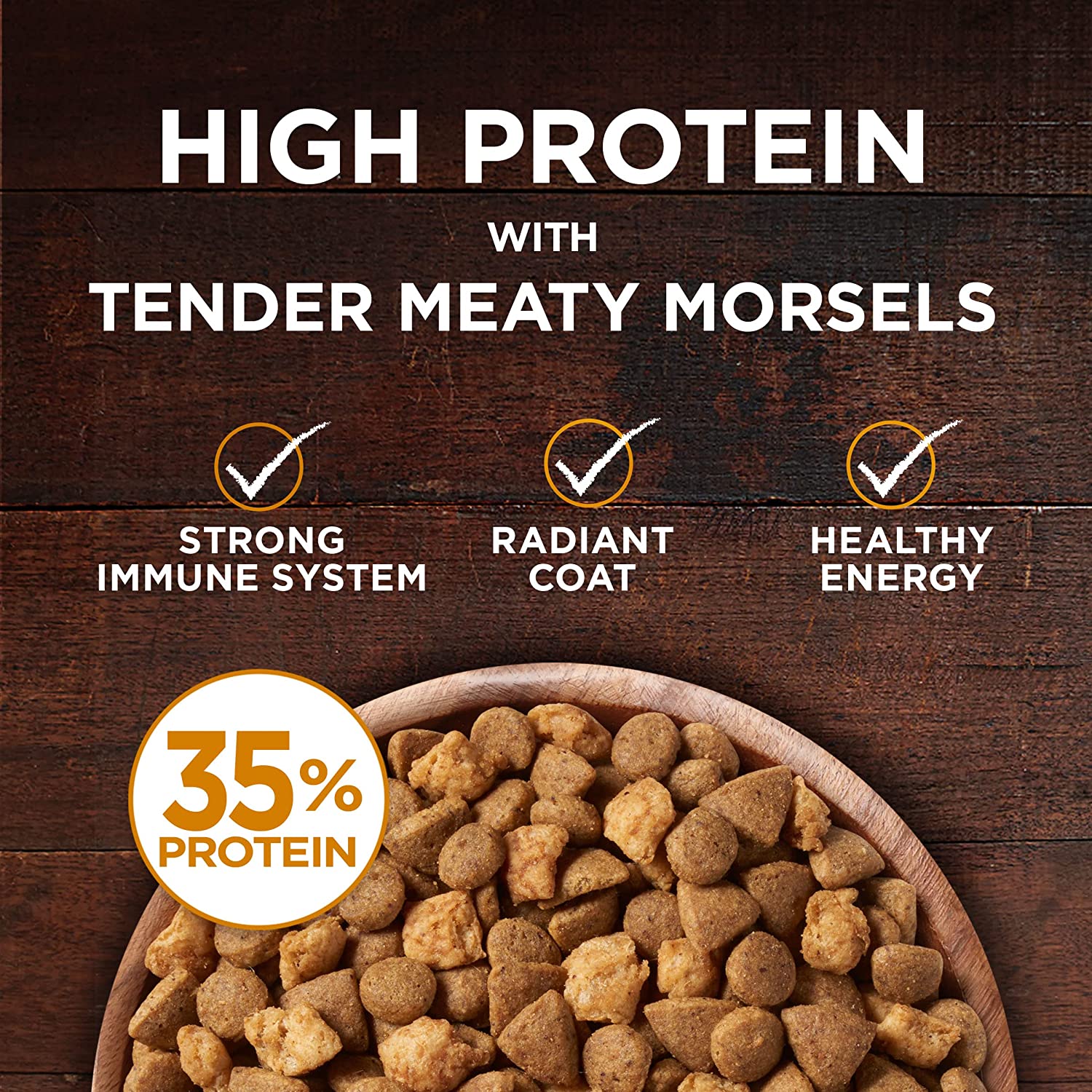 Purina ONE Adult Dry and Wet Cat Food True Instinct Grain Free High Protein. Natural Formula  6.3 lb. Bag