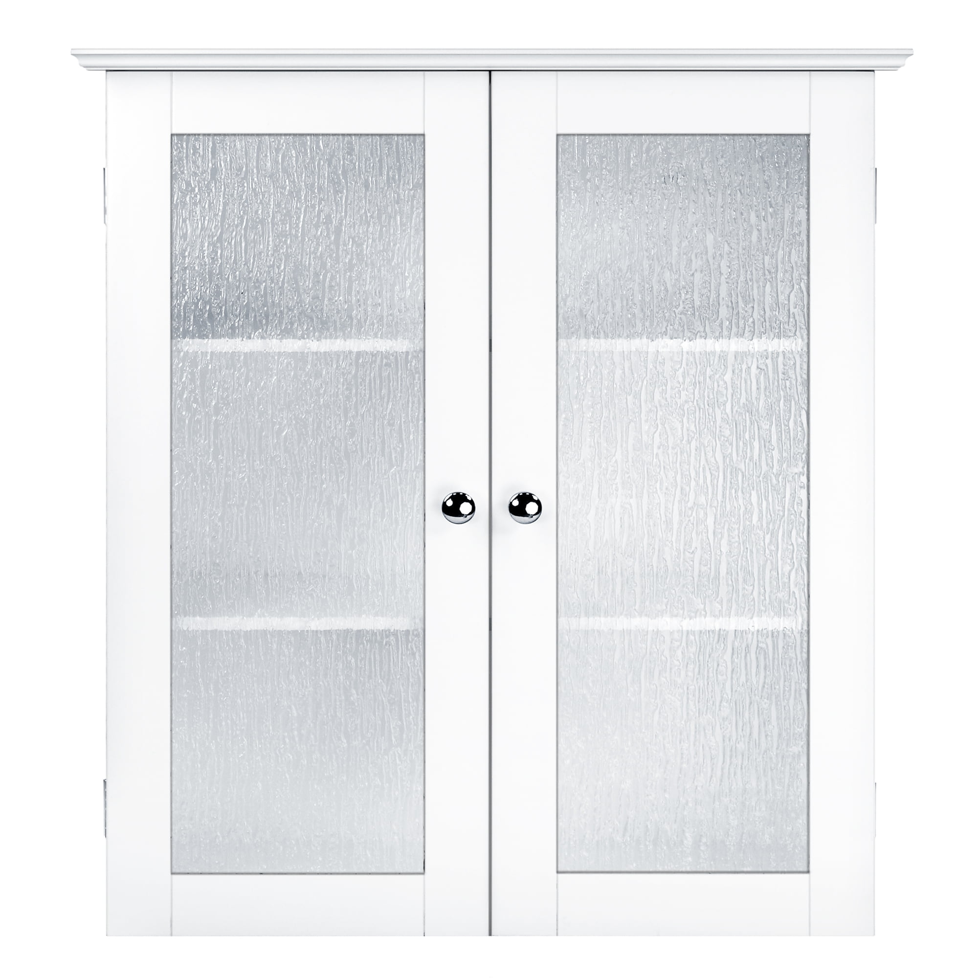 Teamson Home Connor Removable Wall Cabinet with 2 Glass Doors