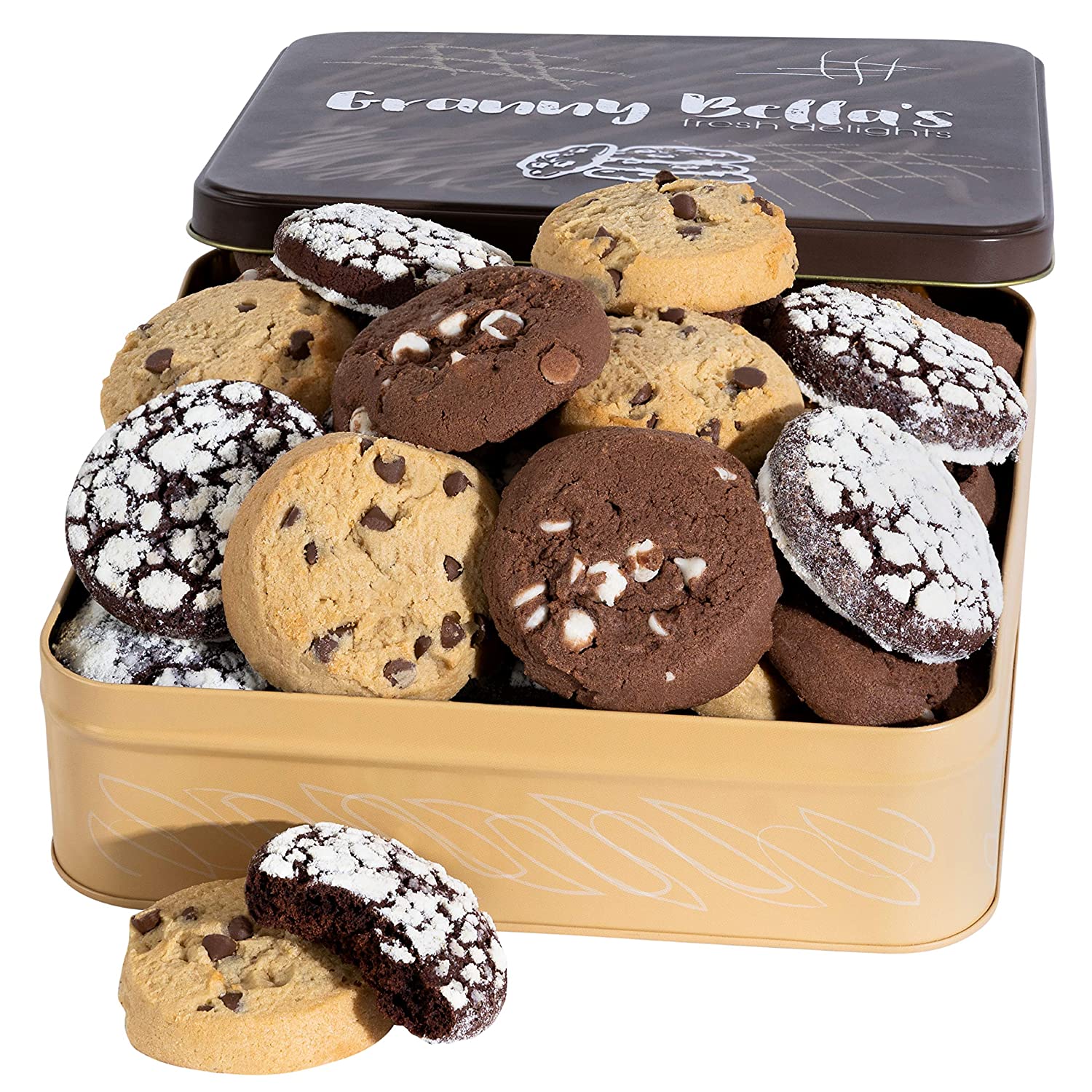 Granny Bella Chocolate Chip Cookie Gift Basket. 27 Homemade Fresh Bakery Cookies for Easter
