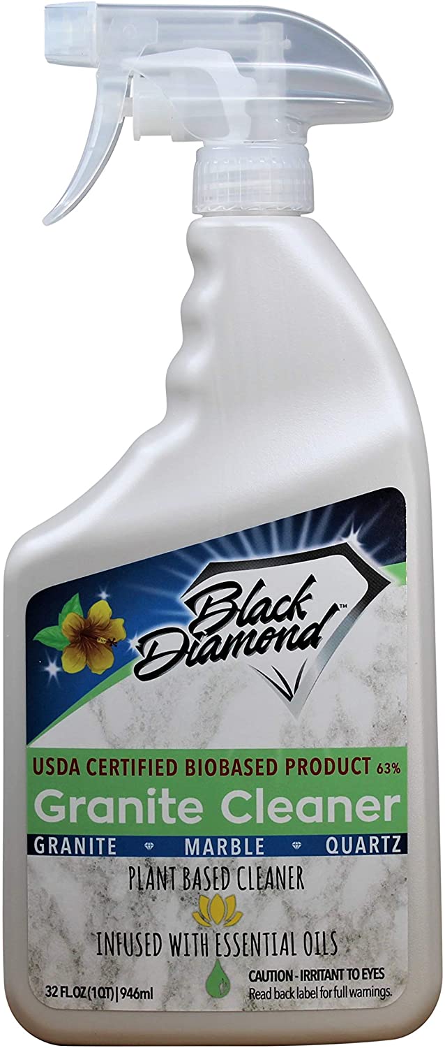 Black Diamond Stoneworks Granite Counter Cleaner: USDA Certified BIOBASED 32oz