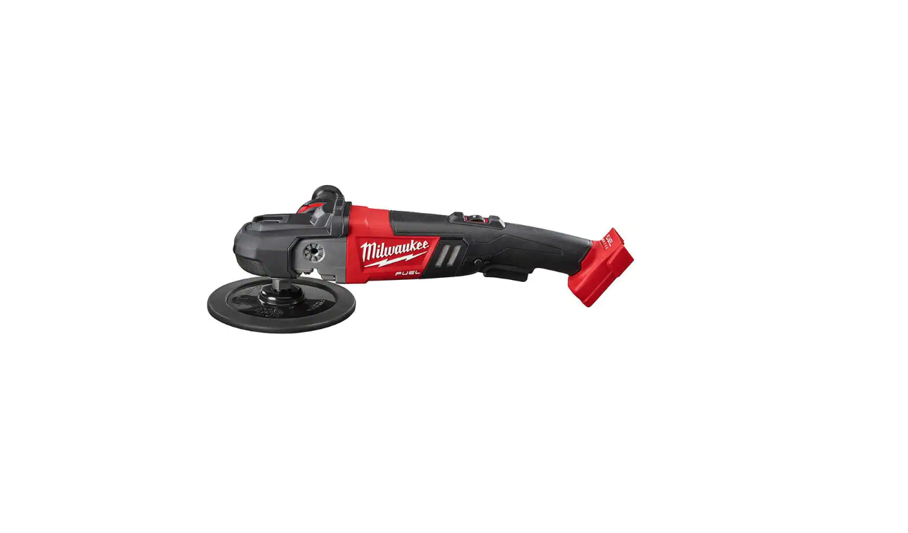 Milwaukee 2738-20 M18 FUEL 18V Lithium-Ion Brushless Cordless 7 in. Variable Speed Polisher (Tool-Only)