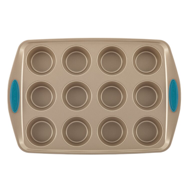 Rachael Ray 12 Cup Non-Stick Cucina Muffin Pan (Set of 2)