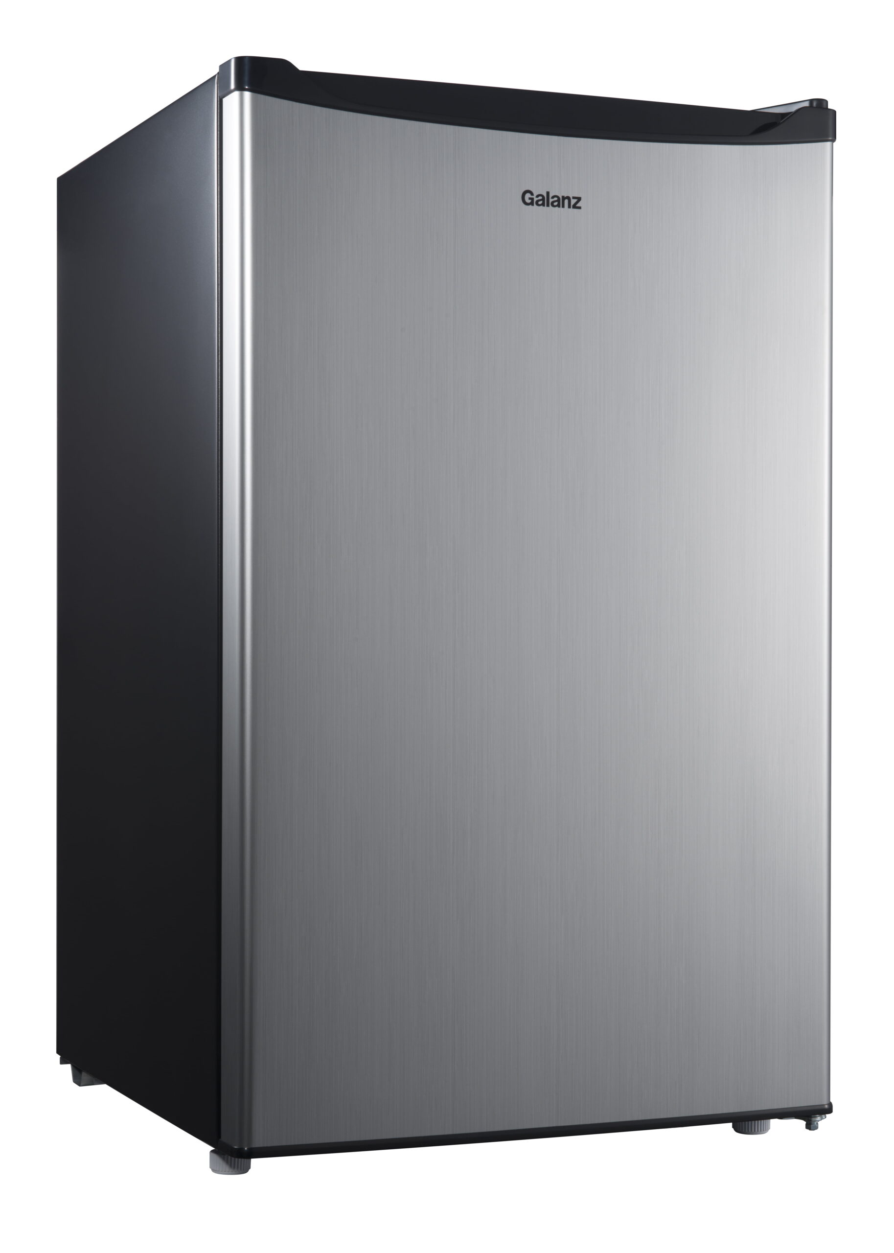 Galanz 4.3 Cu ft Single Door Mini Fridge. Stainless Steel