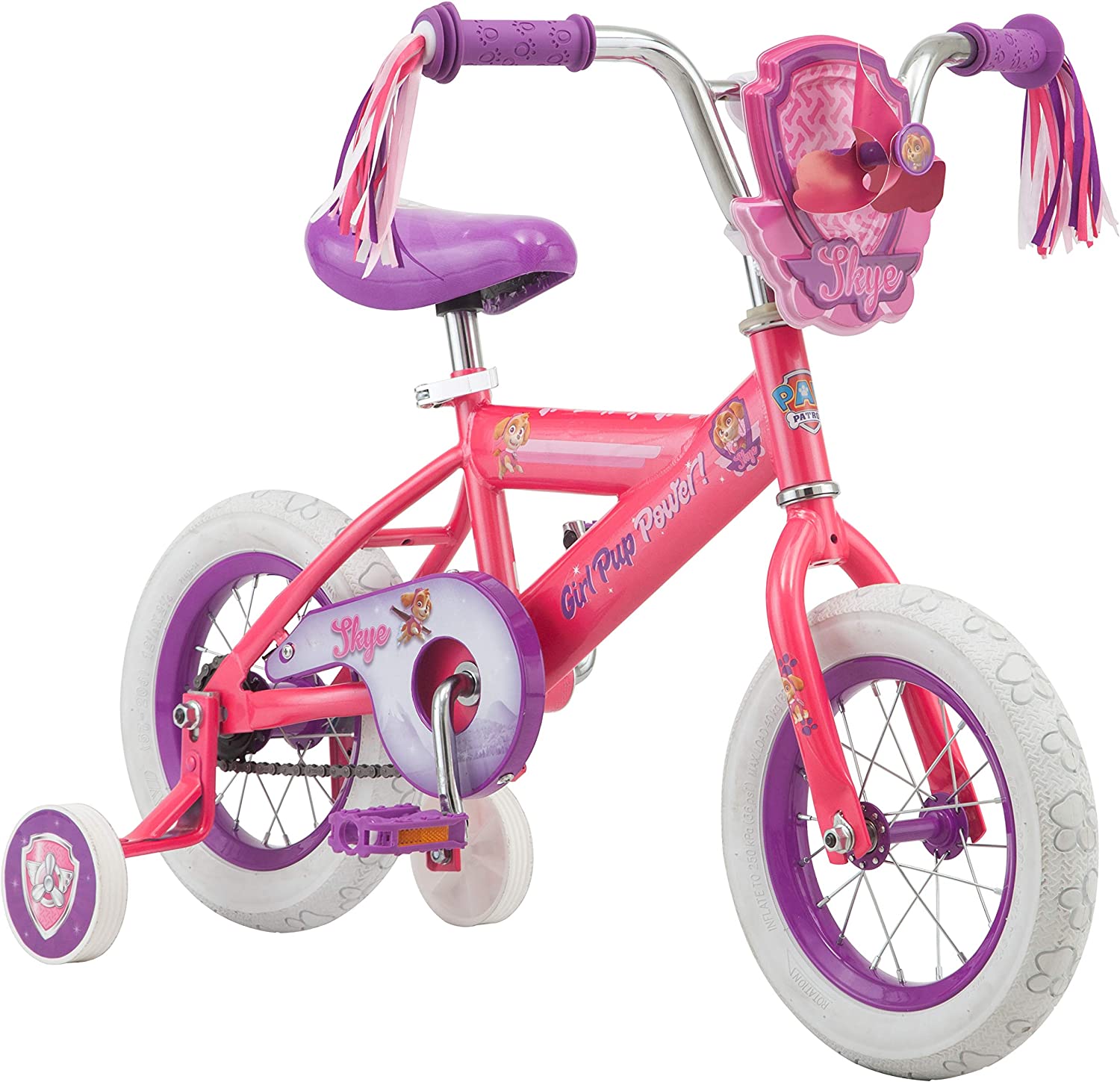 Nickelodeon Paw Patrol Kids Bike. 12 or 16-Inch Wheels. Toddlers to Kids ages 2 Years and Up. Training Wheels Included. Steel Frame. Perfect for Beginners