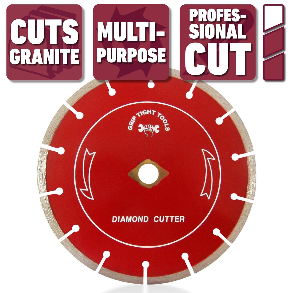 Grip Tight Tools Professional 7-in Wet/Dry Segmented Rim Diamond Saw Blade