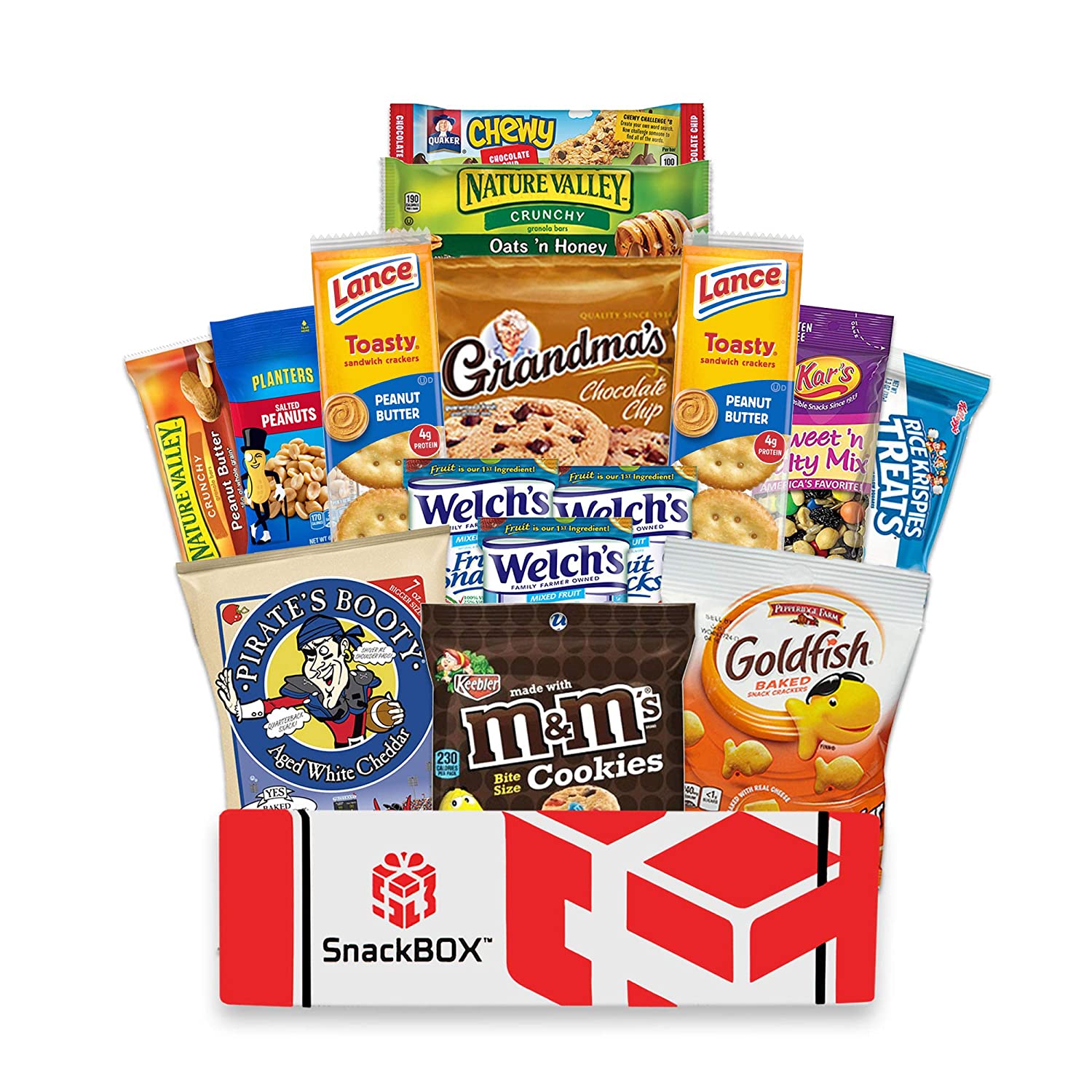 Care Package for College Students (15 Count). Military. Easter. Finals. Birthday. Office Snacks