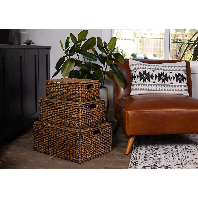 3 Piece Seagrass Basket Set