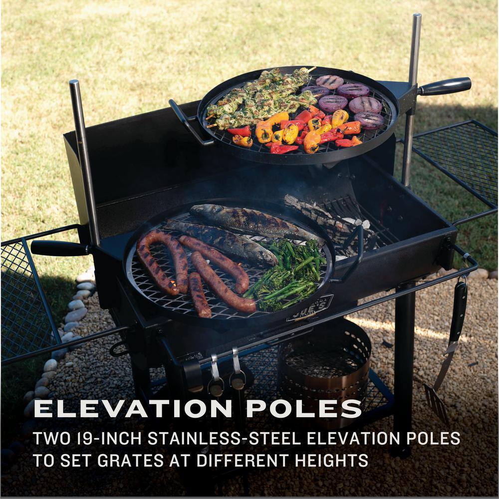 OKLAHOMA JOE-S 23302166 Firecraft Series Open Fire Barrel Charcoal Grill 480 sq. in. Black