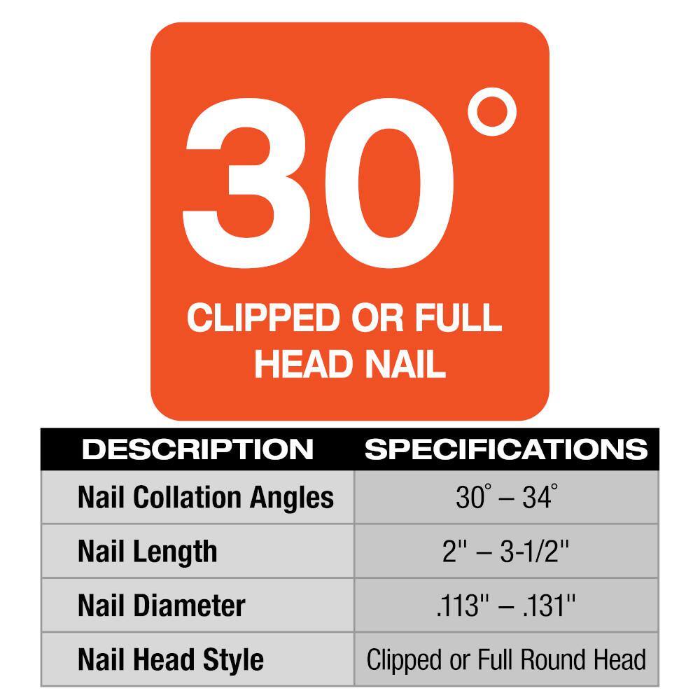 Milwaukee 2745-20 M18 FUEL 3-1/2 in. 18-Volt 30-Degree Lithium-Ion Brushless Cordless Framing Nailer (Tool-Only)