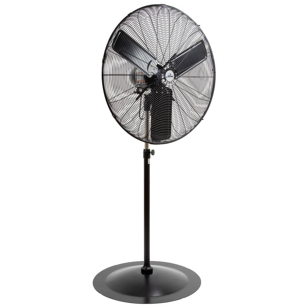 iLIVING ILG8P31-93 30 in. Oscillating Pedestal Fan with 8400 CFM. Adjustable Height