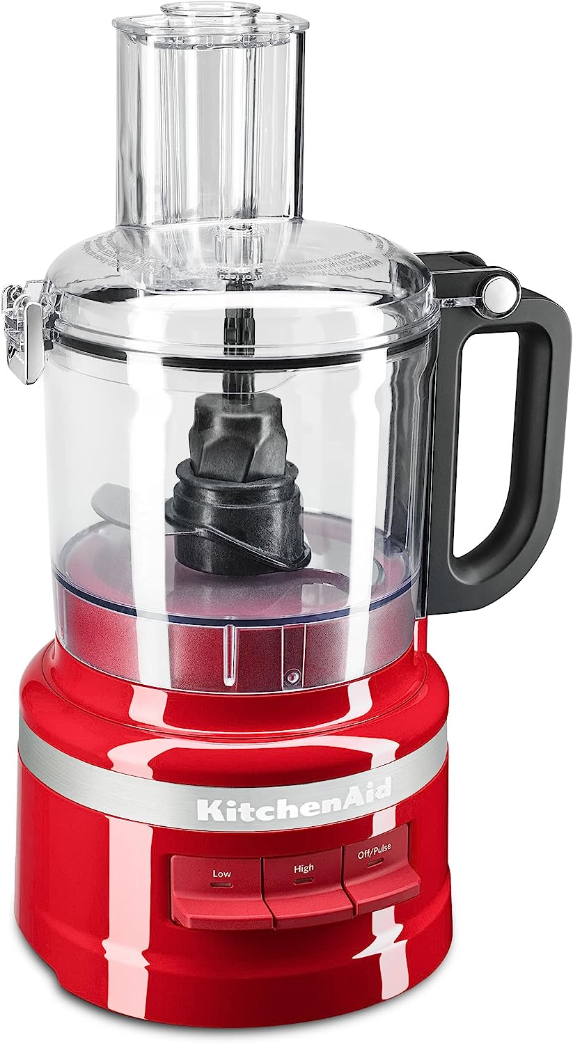 KitchenAid KFP0718ER 7-Cup Food Processor Chop. Puree. Shred and Slice - Empire Red