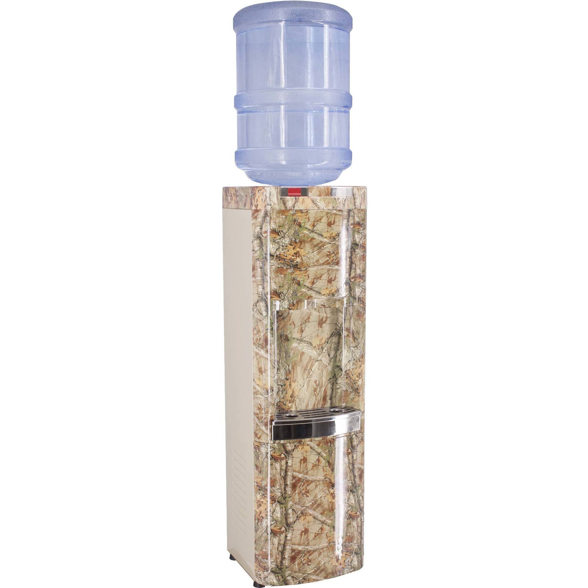 Realtree Top Load Hot and Cold Water Dispenser. Green Camo