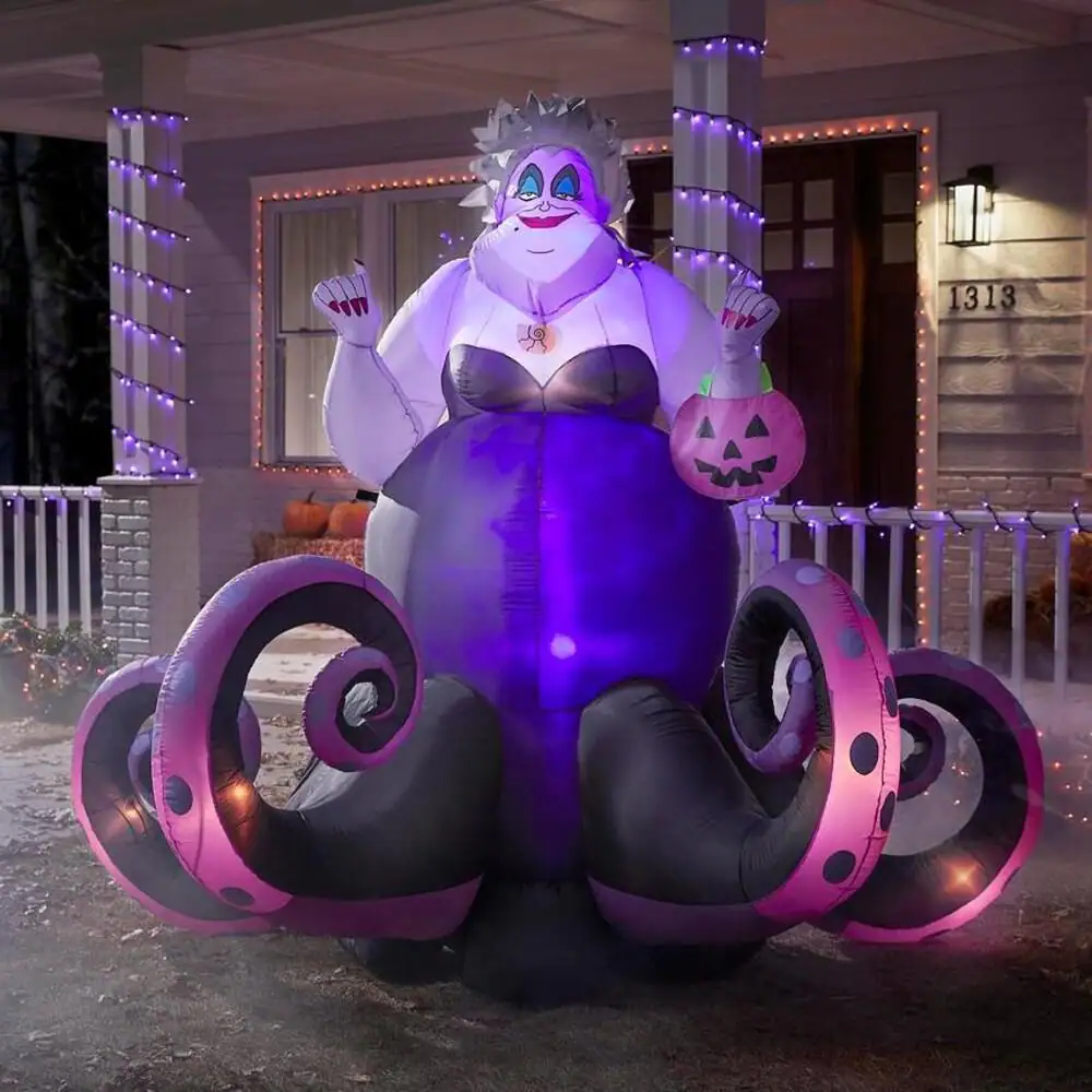 Disney 22GM50121 6 ft Animated Ursula Halloween Inflatable