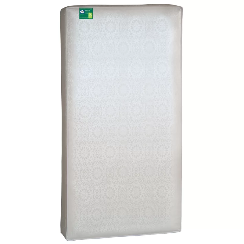 Sealy Soybean Dreams 2-Stage Antibacterial Waterproof Baby Crib Mattress and Toddler Mattress - Soy Foam - 52″ x 28″ 	EM818-PHN1