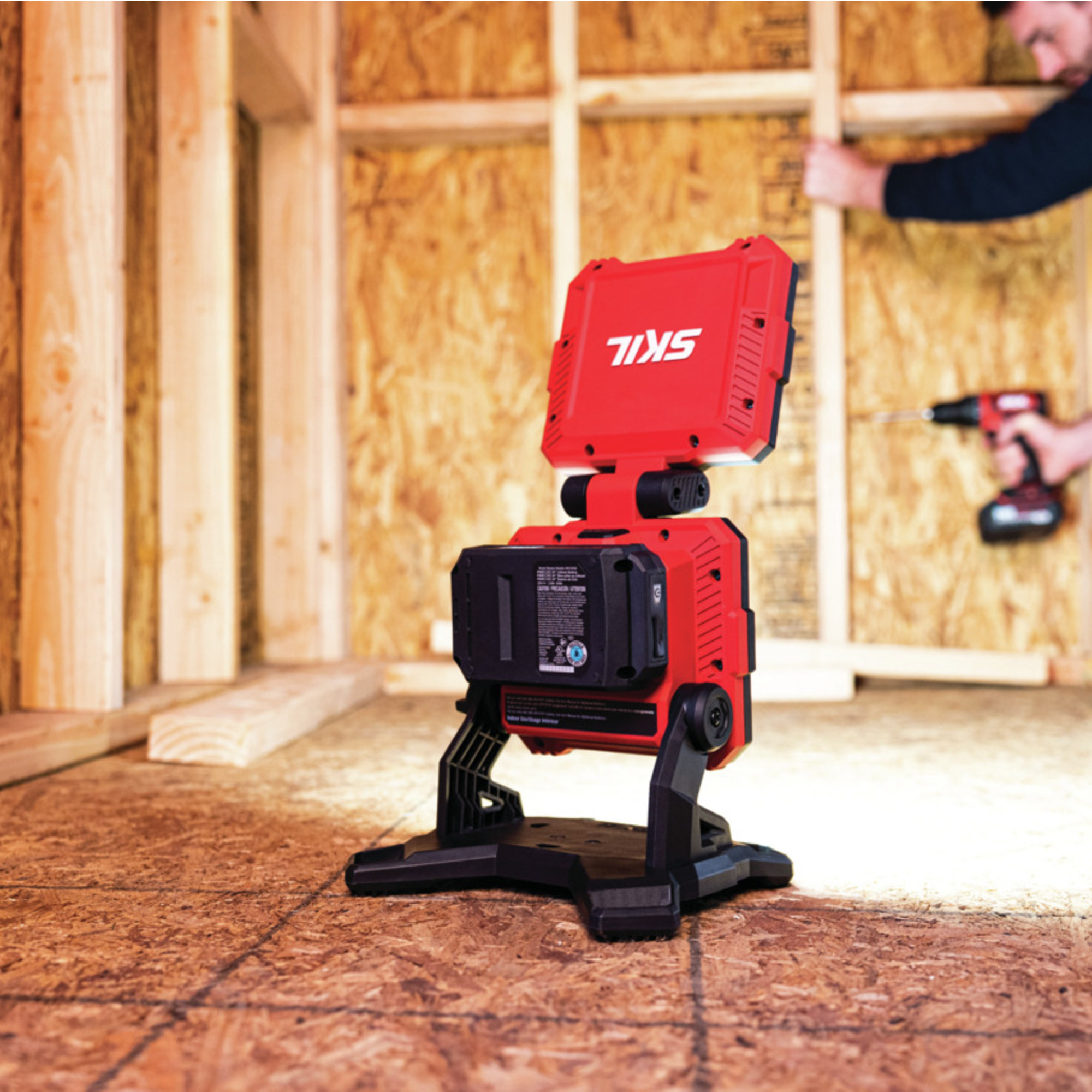 SKIL PWR CORE 20 20V Dual Head Flood Light. Tool Only. Battery and Charger Not Included. LH5534-00