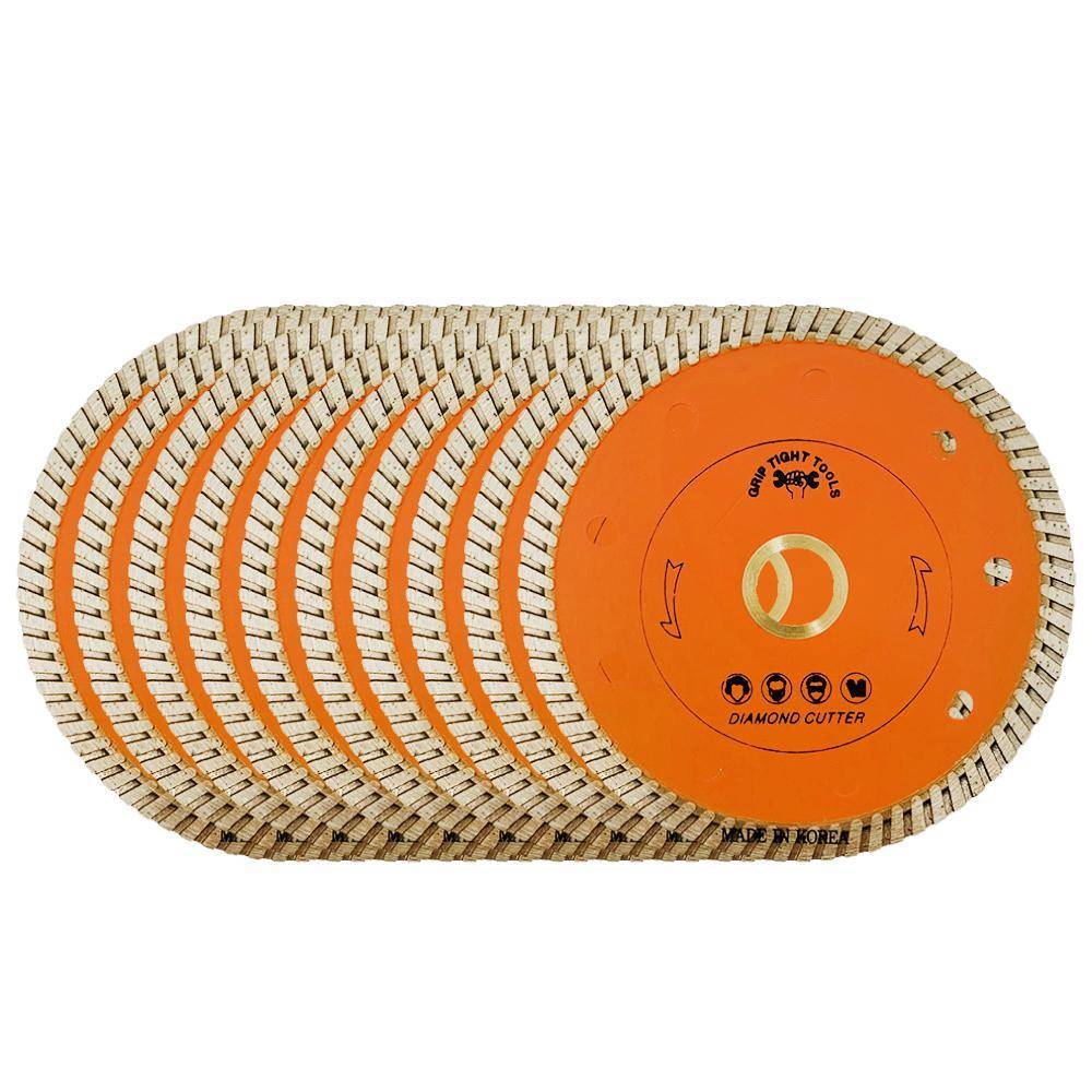 Grip Tight Tools Classic 4-1/2-in Wet/Dry Turbo Rim Diamond Saw Blade