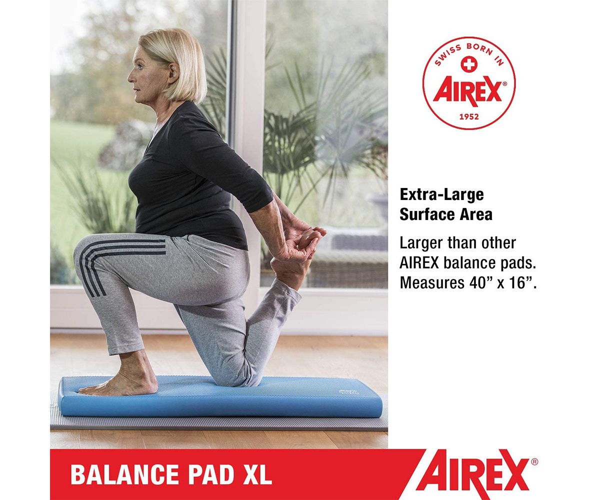 Airex Extra Large Physical Therapy Workout Yoga Exercise Foam Balance Pad. Blue