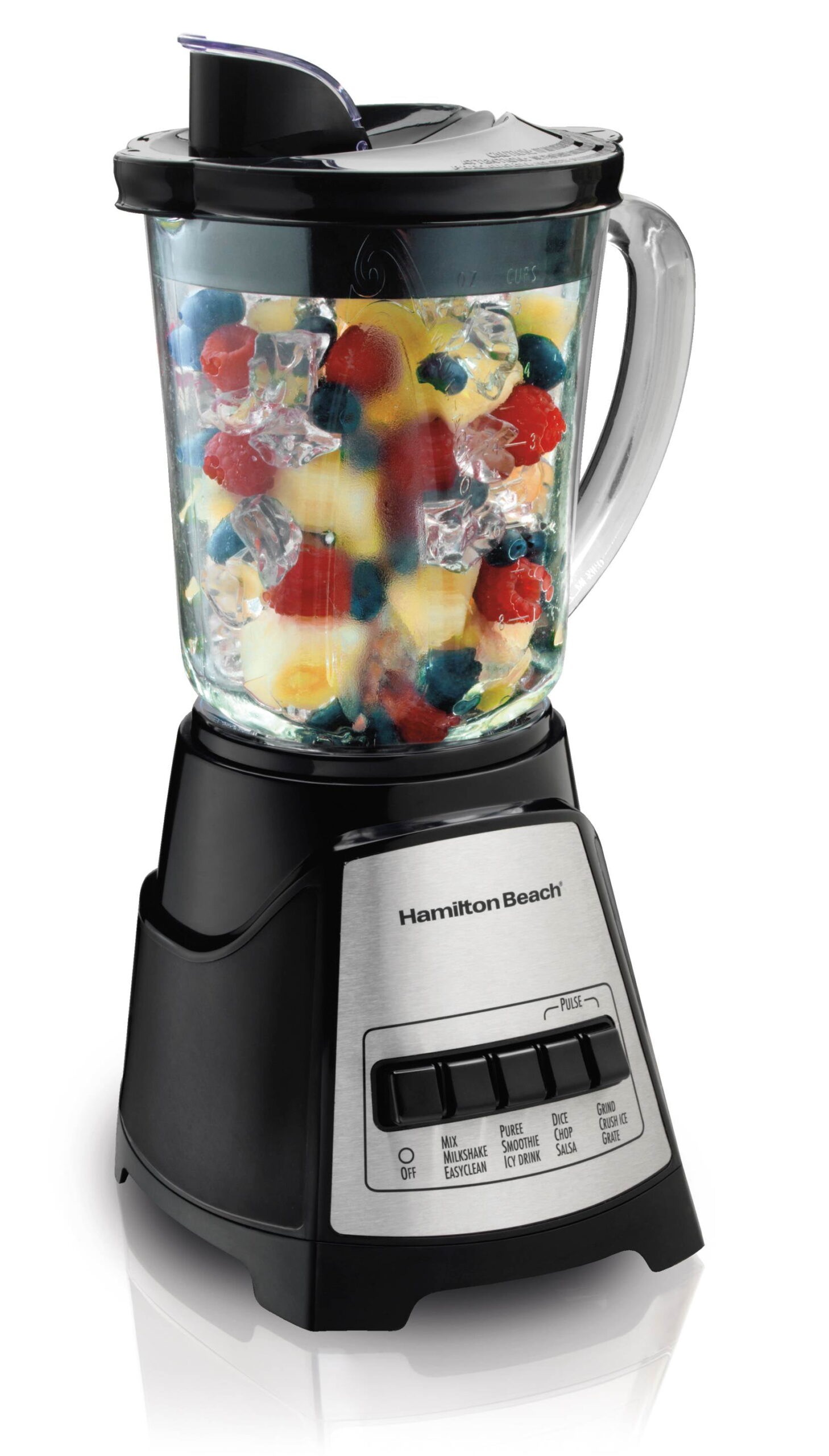 Hamilton Beach Power Elite Multi-Function Blender. 700 Watts. Black. 58148