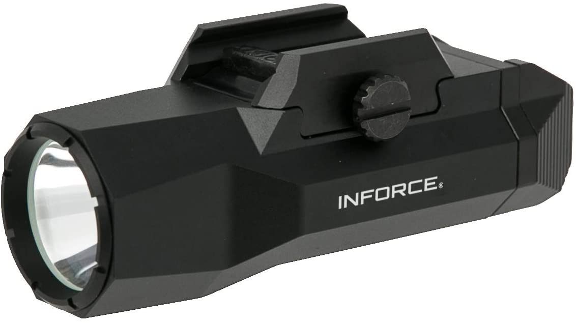 Inforce WILD2 Pistol Mounted Light 1.000 Lumens White Light Black Body WLD2-05-1