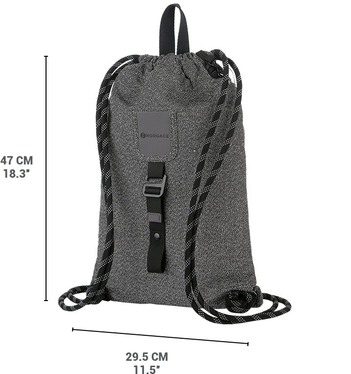 Nordace Loket – Anti-Cut Drawstring Bag. Gray