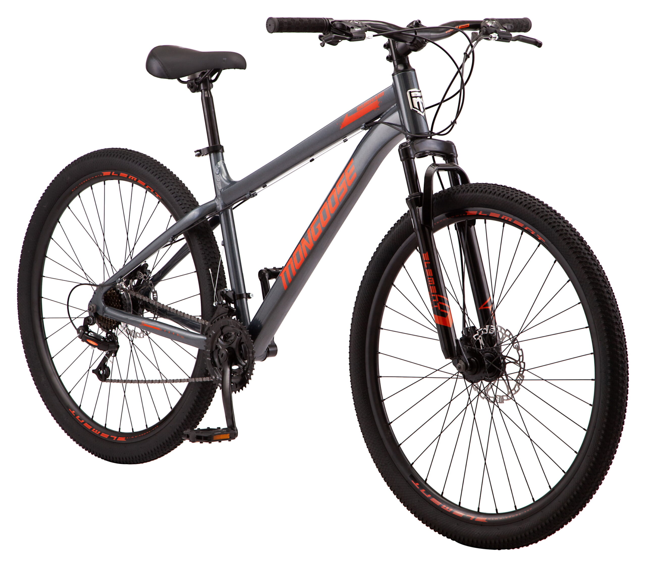Mongoose 29-in. Durham Unisex Mountain Bike. Grey. 21 Speeds