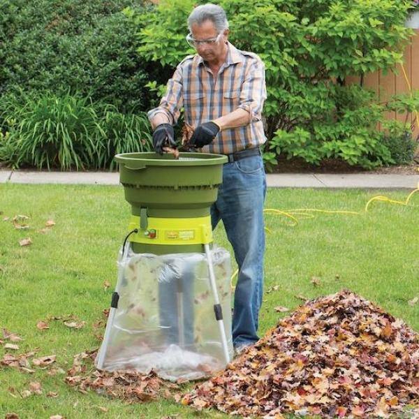 Sun Joe SDJ616 Shredder Joe 12 in. 13 Amp 16:1 Reduction Ratio Electric Leaf Mulcher/Shredder