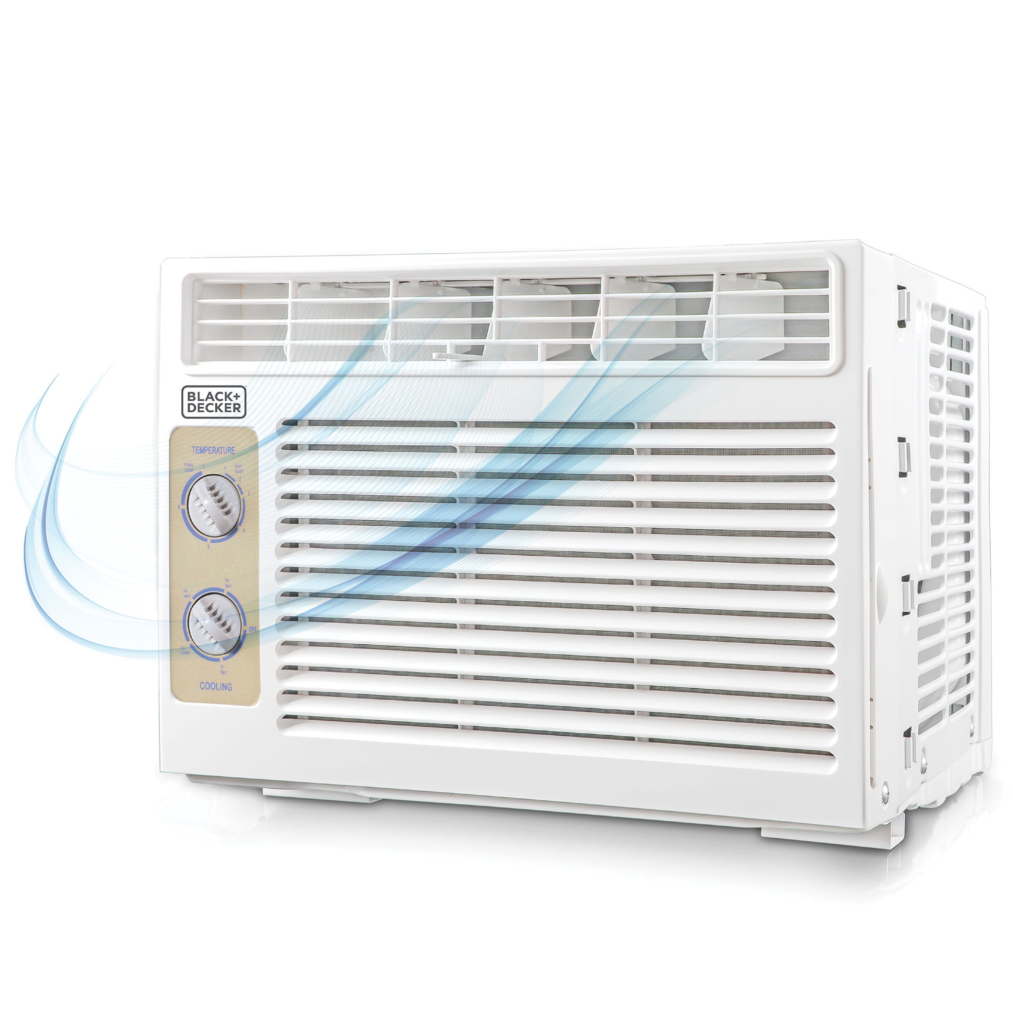 BLACK+DECKER BD05MWT6 Window Air Conditioner 5000 BTU. Cools up to 150 Square feet. White